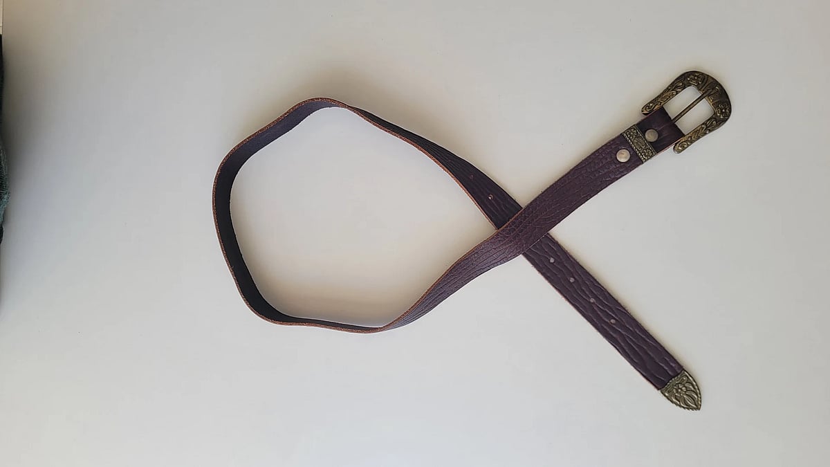 Brown Genuine Leather Belt, photo 4