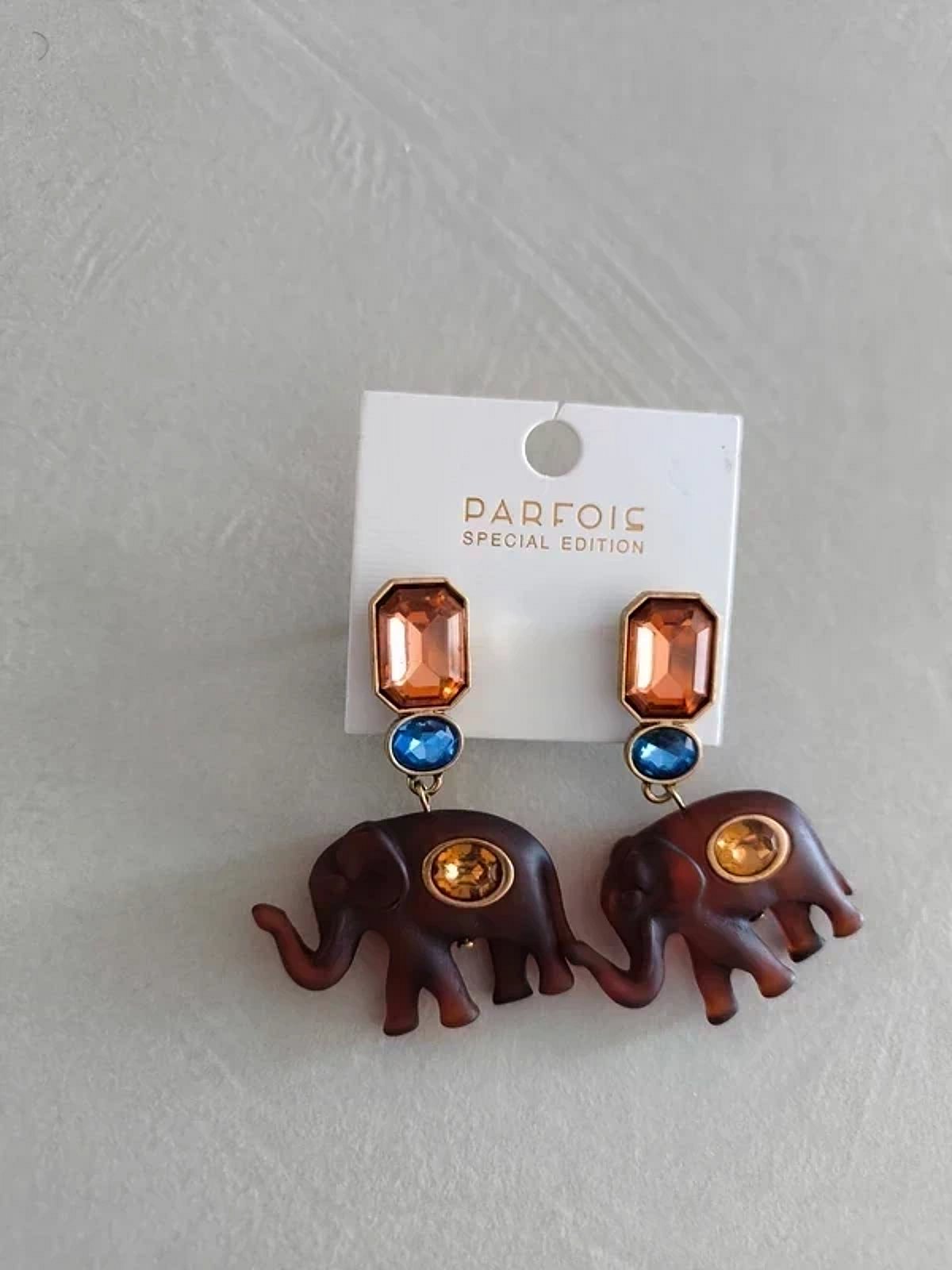 Parfois elephant drop earrings, photo 2
