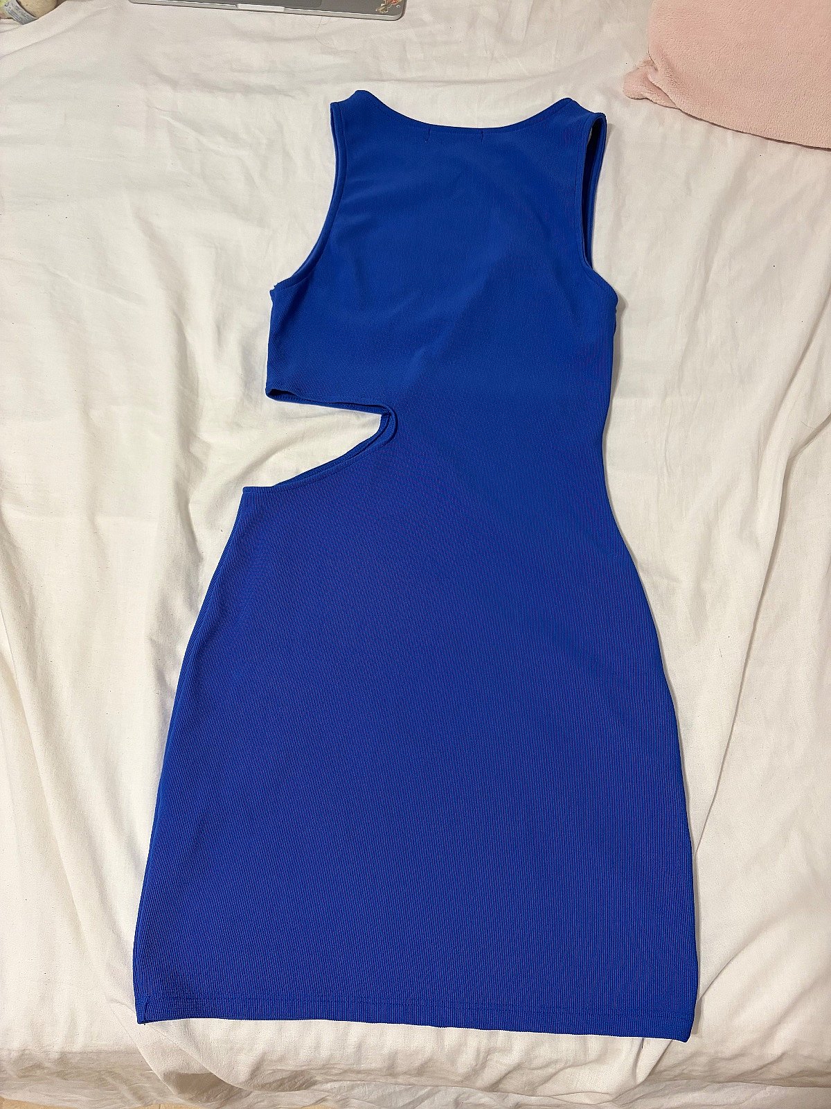 Blue cut-out mini dress, photo 2