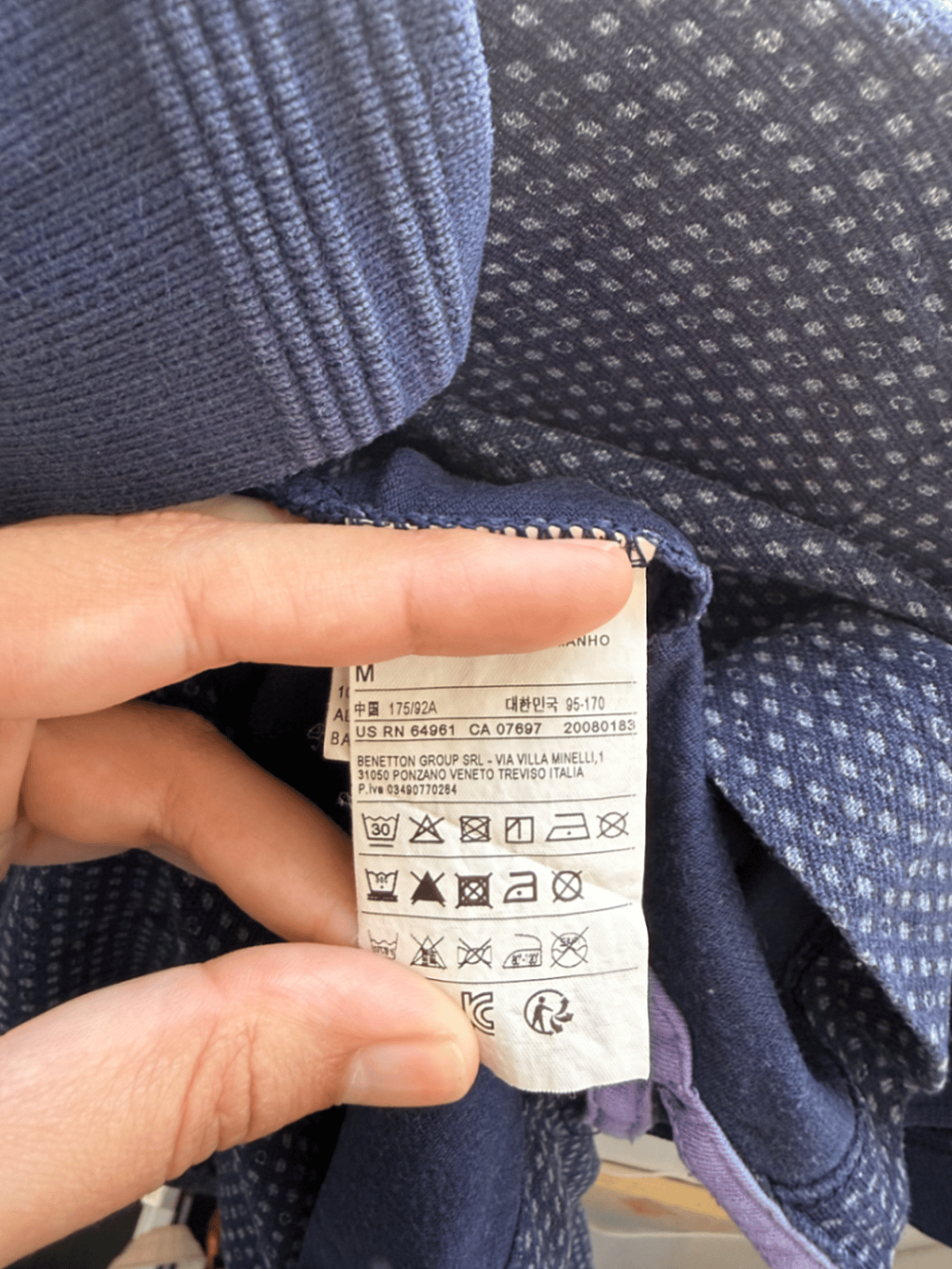 Navy Blue Piqué Polo Shirt, photo 4