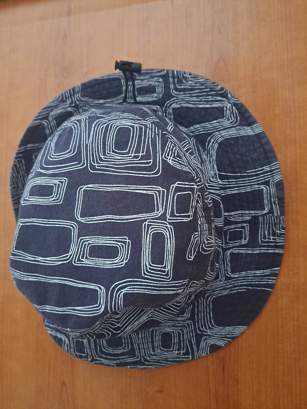 Khat Patterned Navy Bucket Hat, photo 2