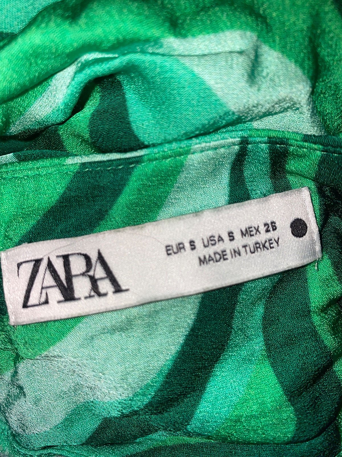 Green Patterned Slip Dress, photo 2
