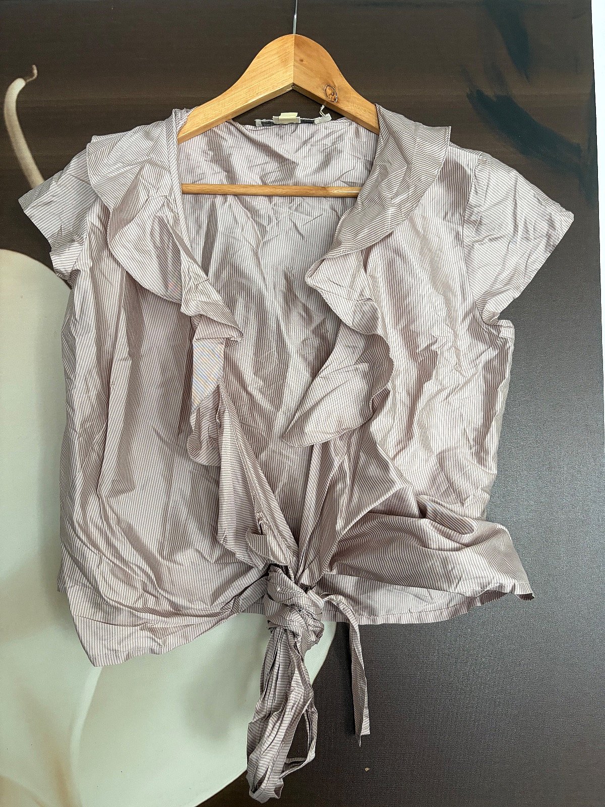 Blunauta Silk Ruffle Tie Top, photo 5