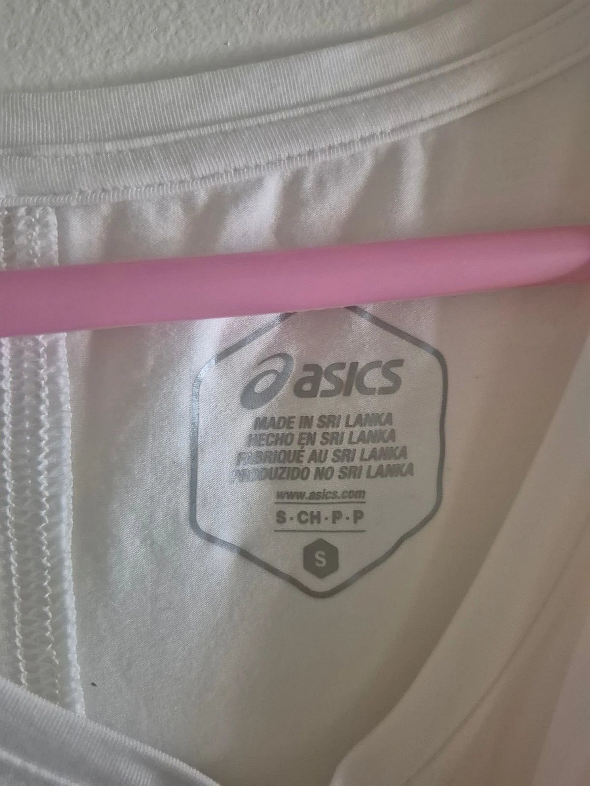 Asics white shirts woman size L, photo 5