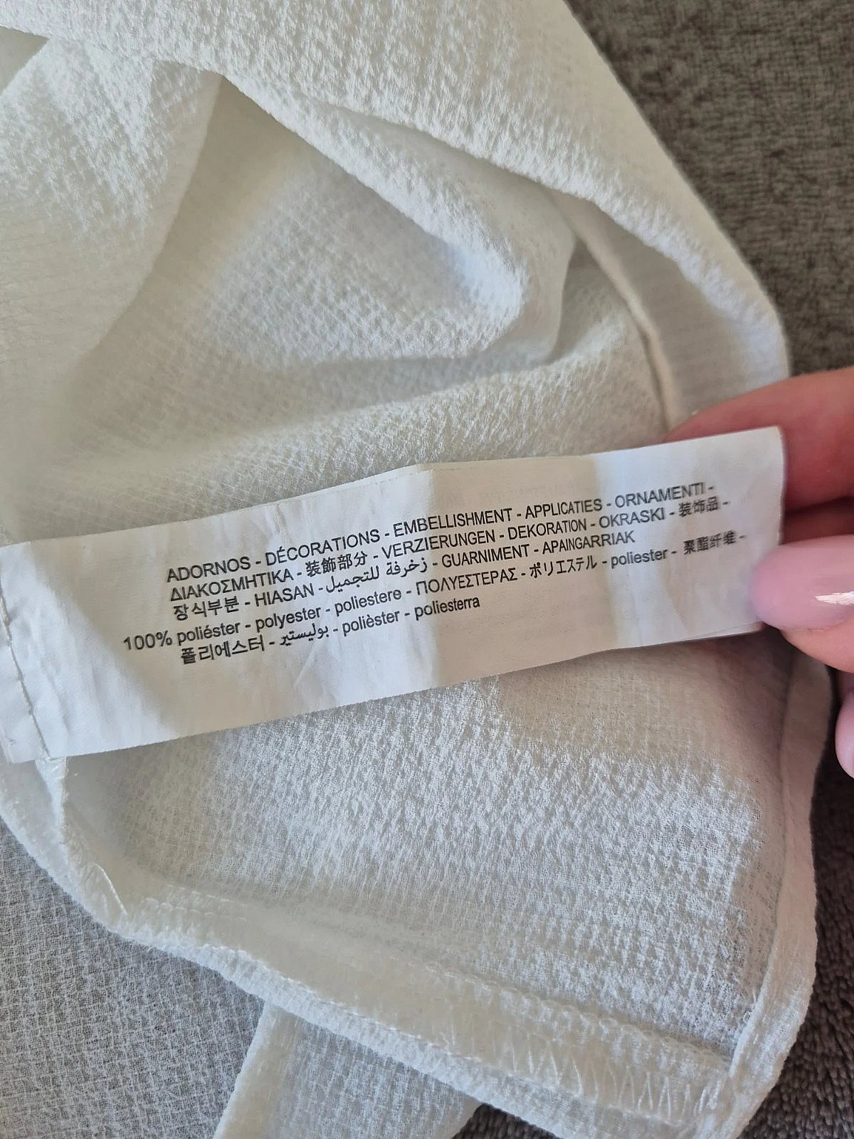 Zara White Crochet Detail Halter Top, photo 2