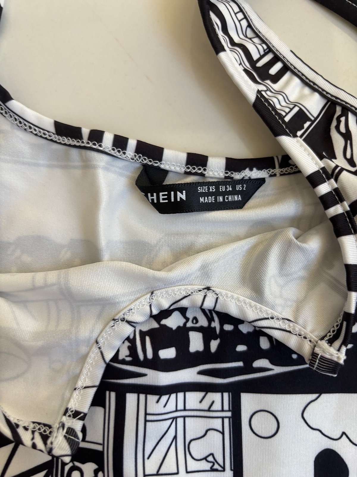 Comic Print Crop Cami Top, photo 3