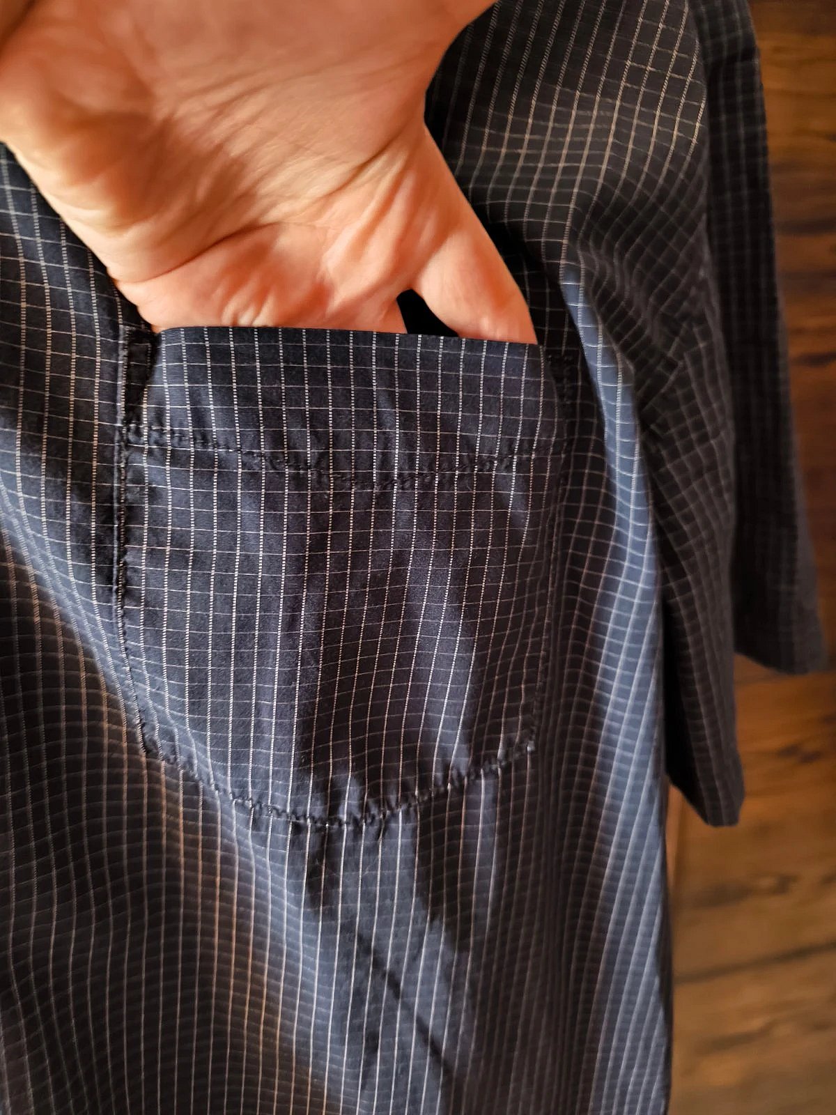 Mens checked short-sleeve shirt, photo 2