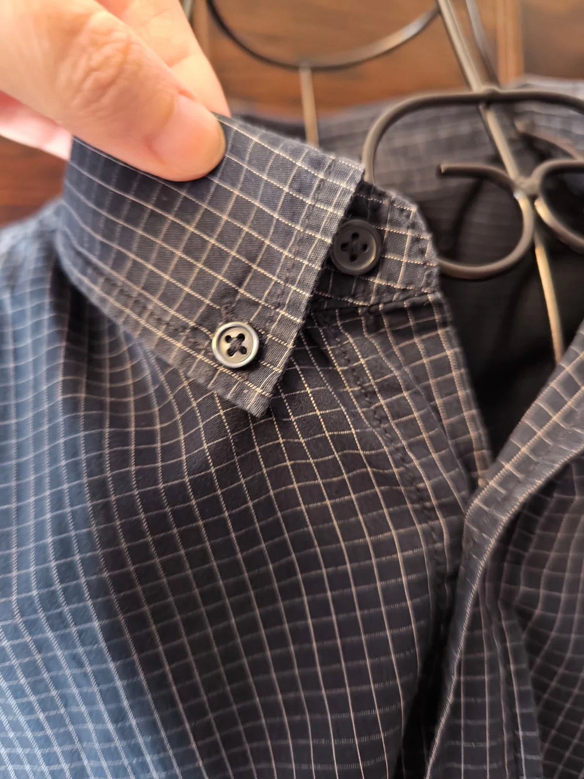 Mens checked short-sleeve shirt, photo 3