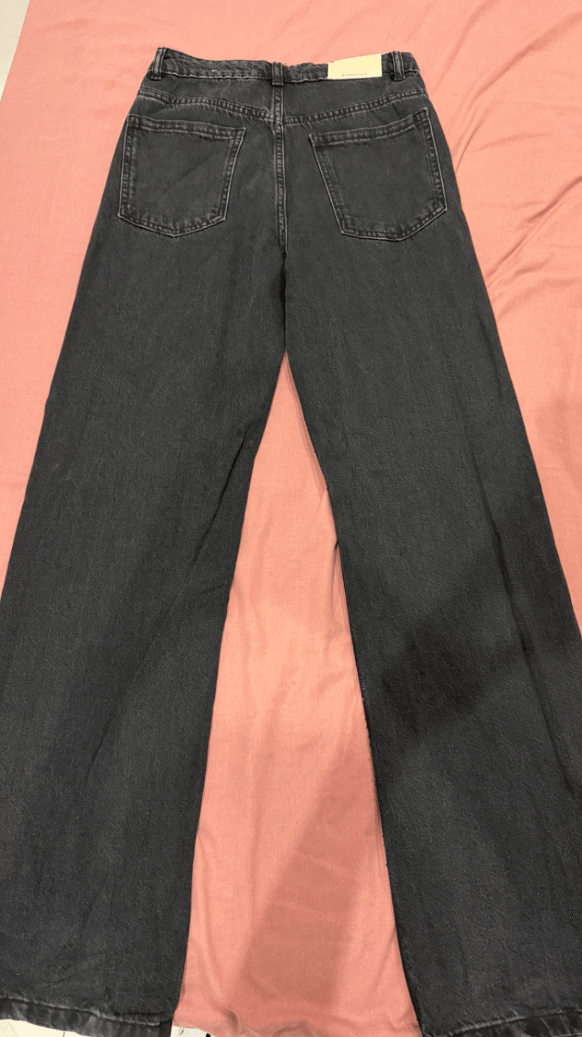 Black Studded Wide Leg Jeans - photo 3