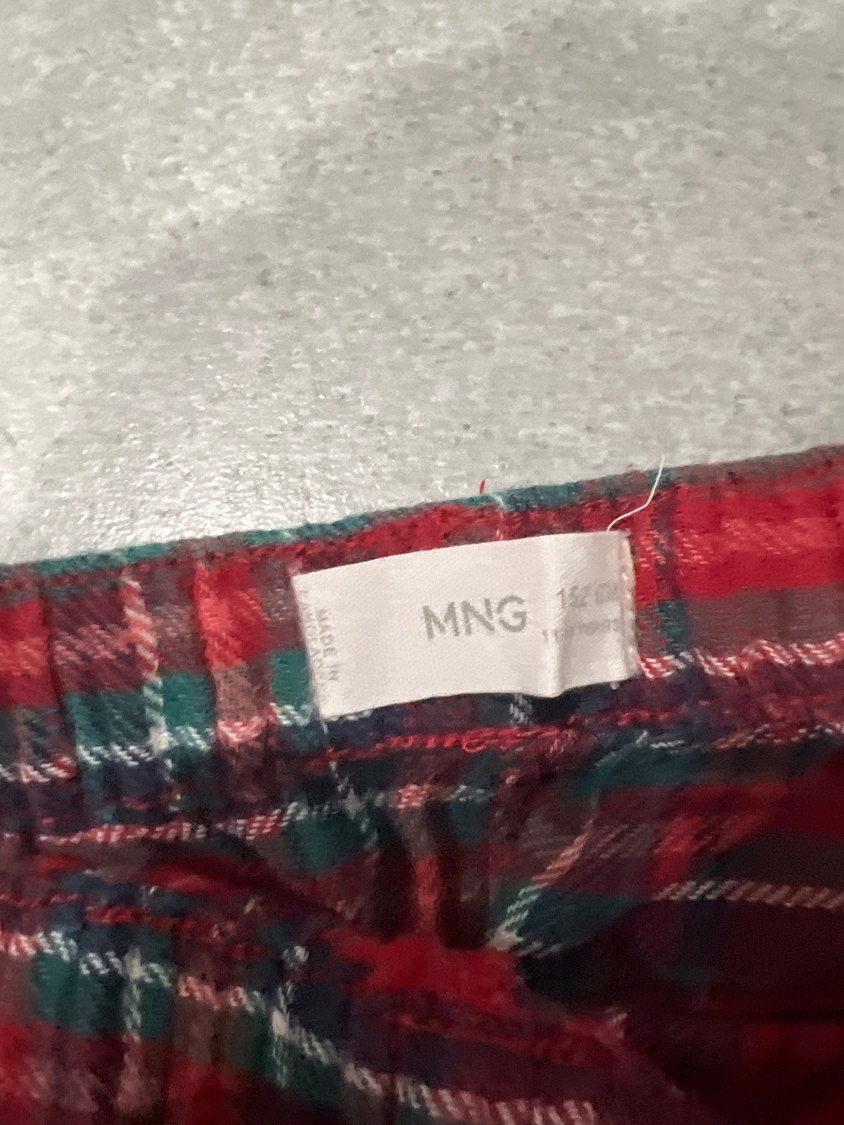 Red Tartan Flannel Trousers, photo 2