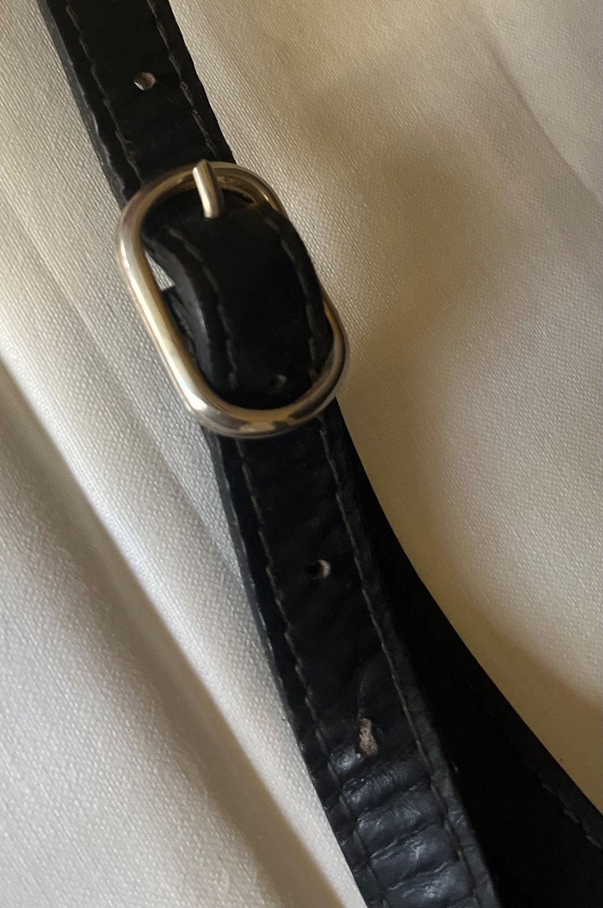  Yves Saint Laurent YSL Black Leather Crossbody Shoulder Bag  - photo 5