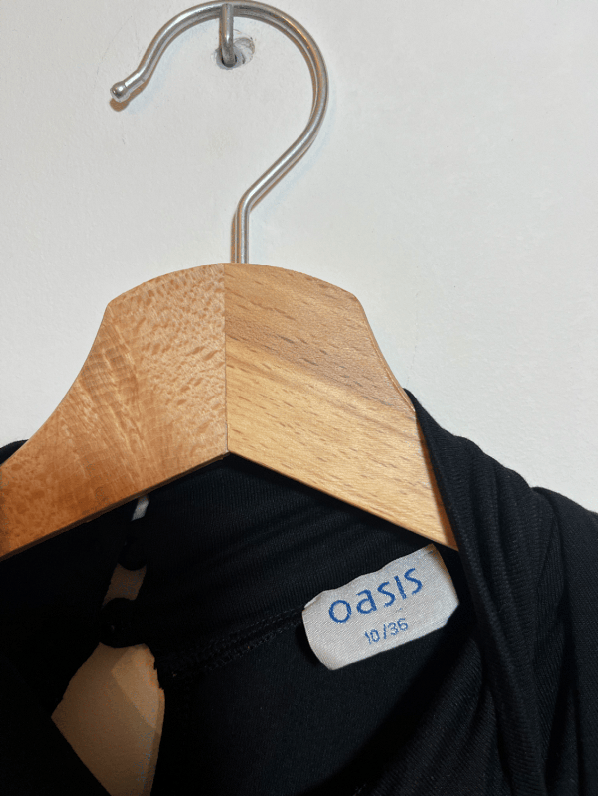 Oasis Black Long Sleeve Dress - photo 4