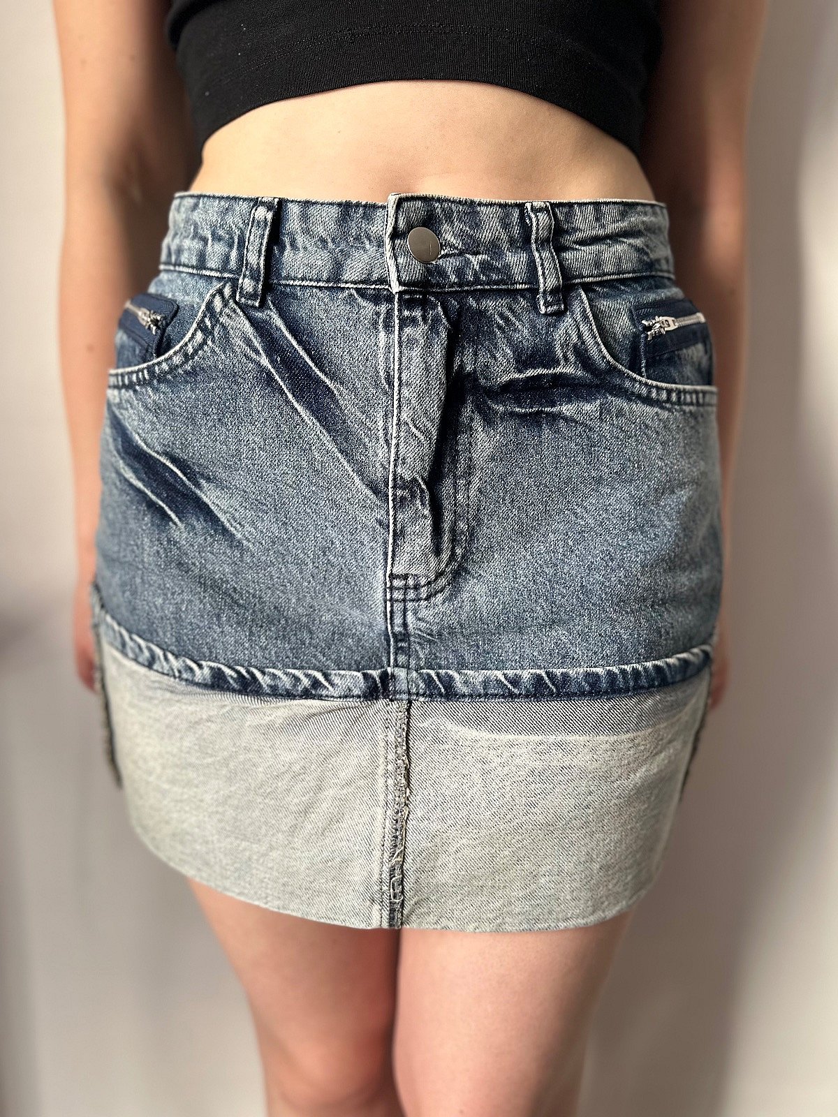 Denim skirt , photo 3