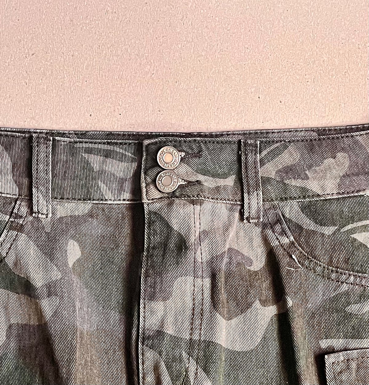 Camouflage jeans skirt , photo 2