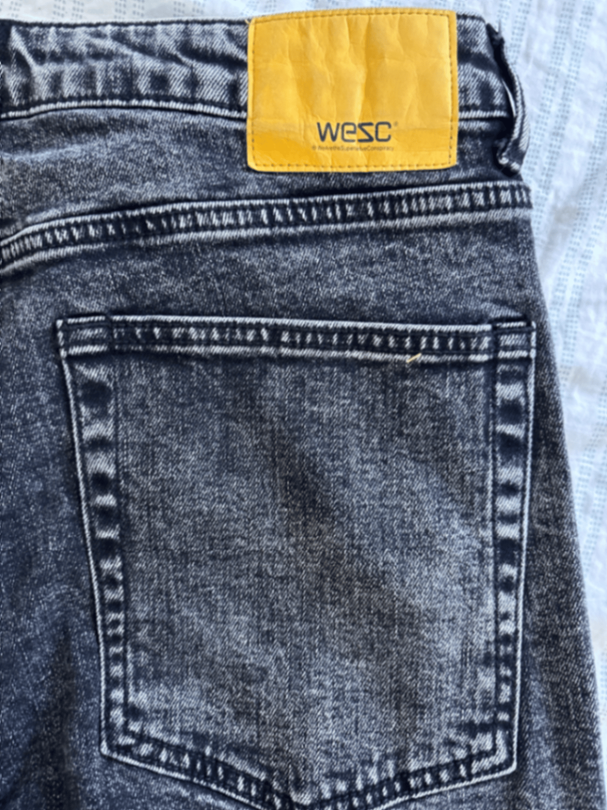WeSC acid wash grey jeans, photo 3