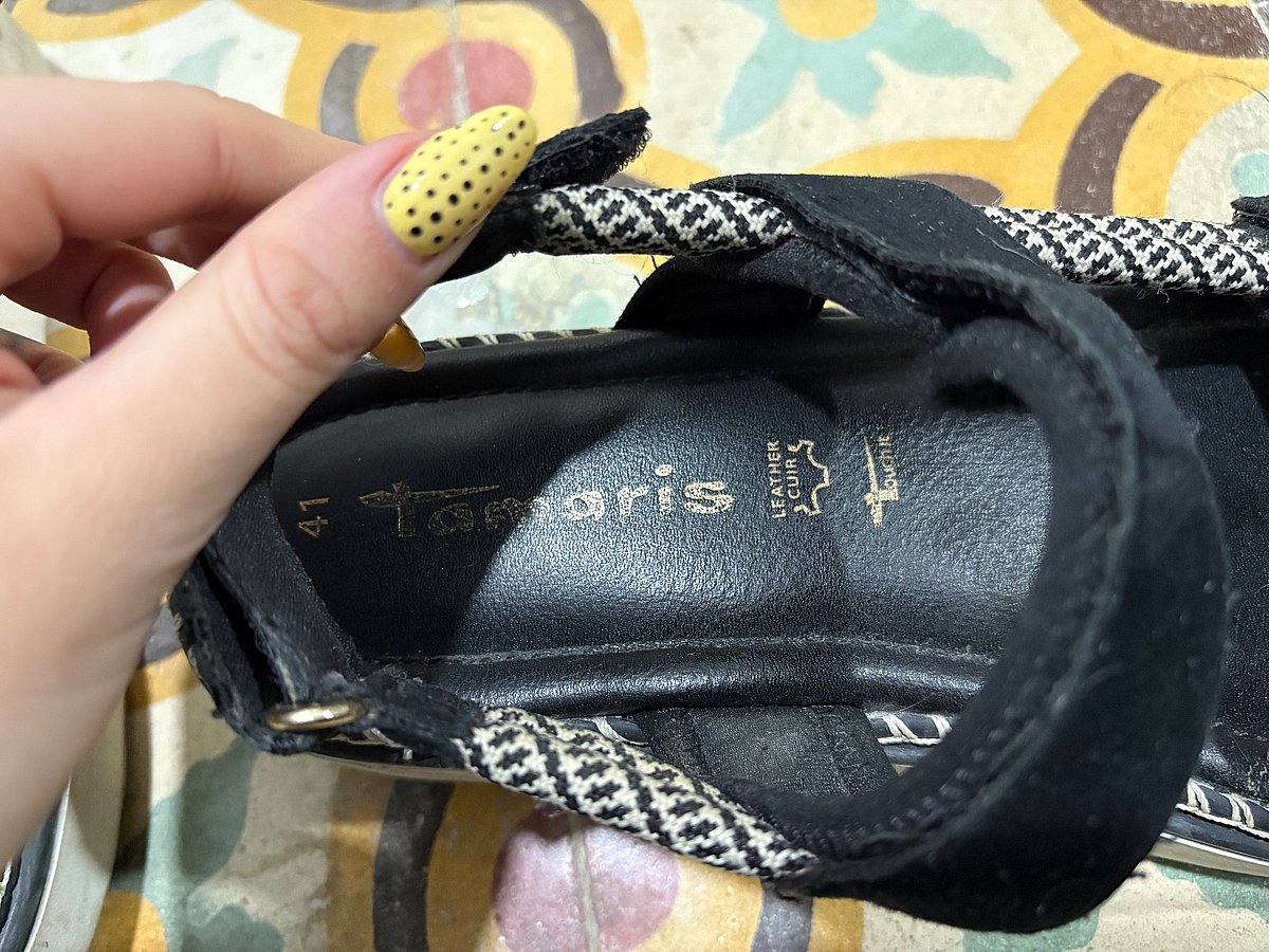 Tamaris leather sandals, photo 6