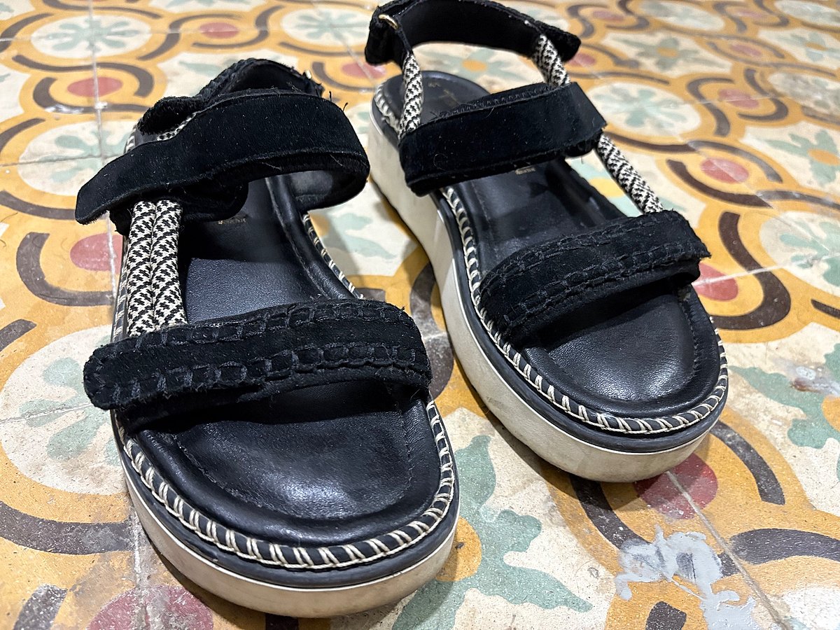 Tamaris leather sandals, photo 5