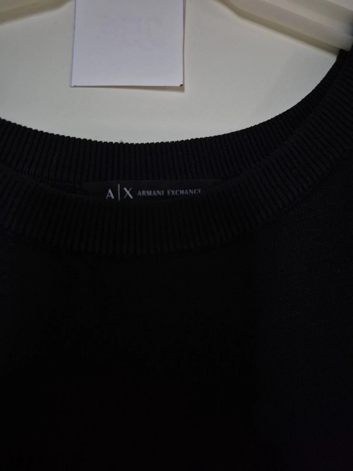 Armani Exchange black logo dress, photo 2