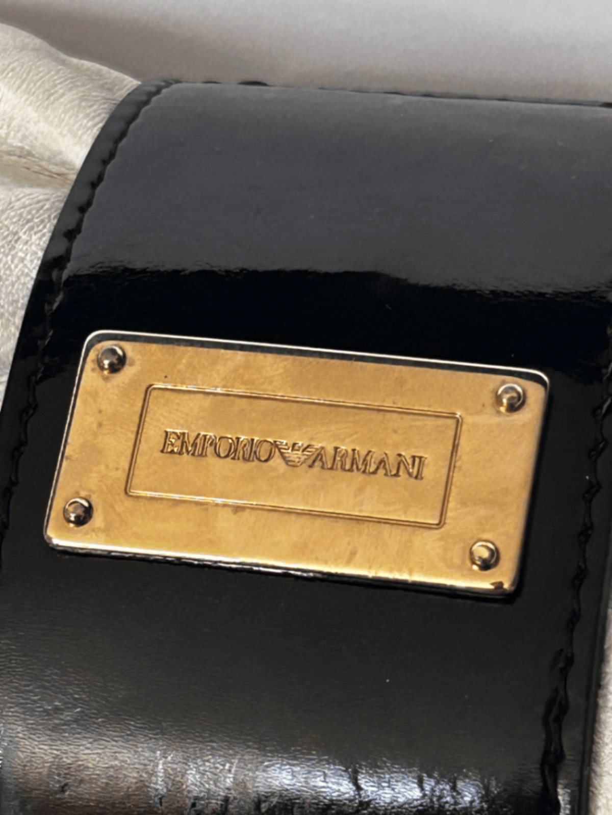 Bolso de mano de piel de Emporio Armani, foto 3