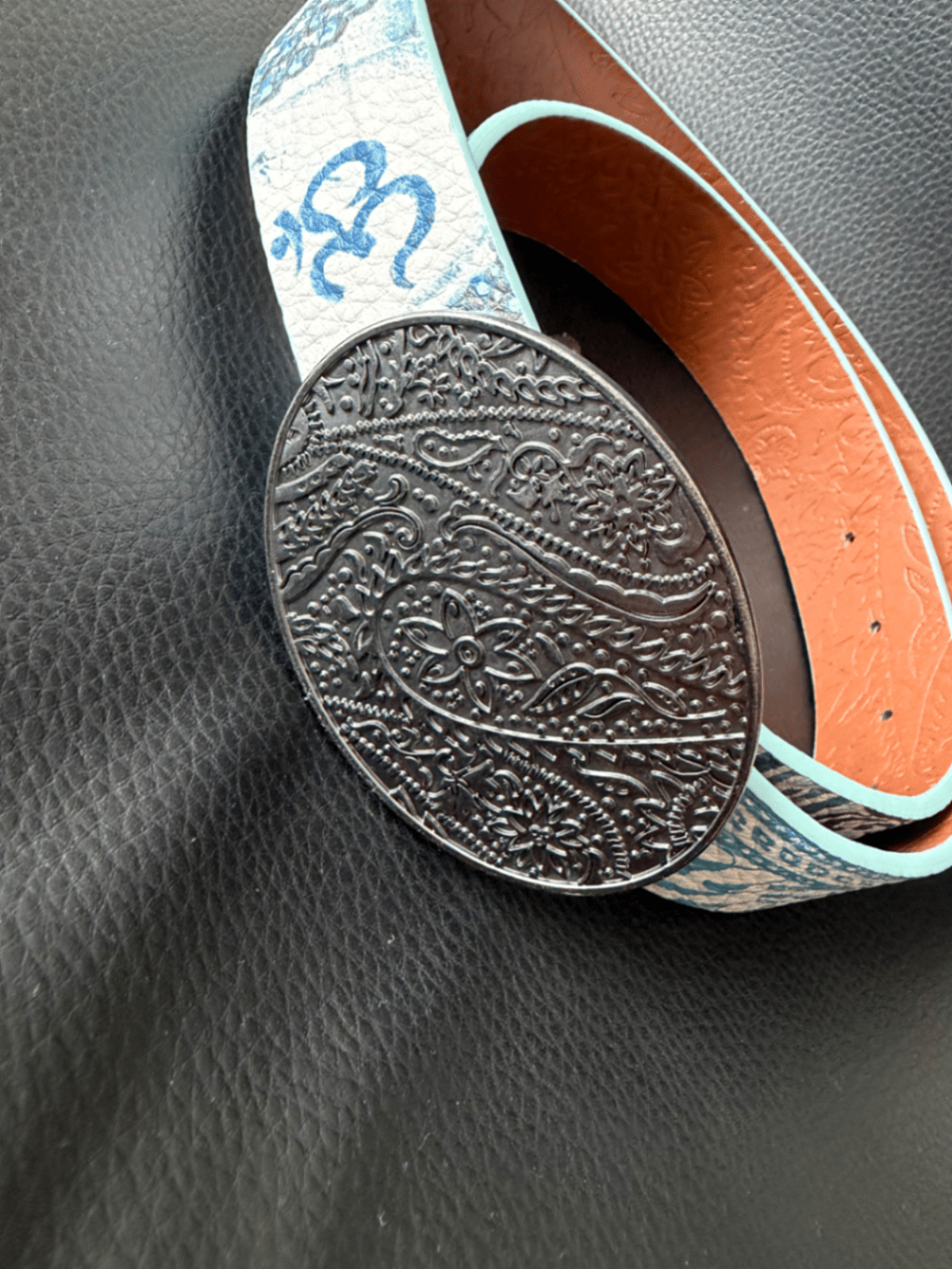 Desigual Patterned Buckle Belt - photo 2