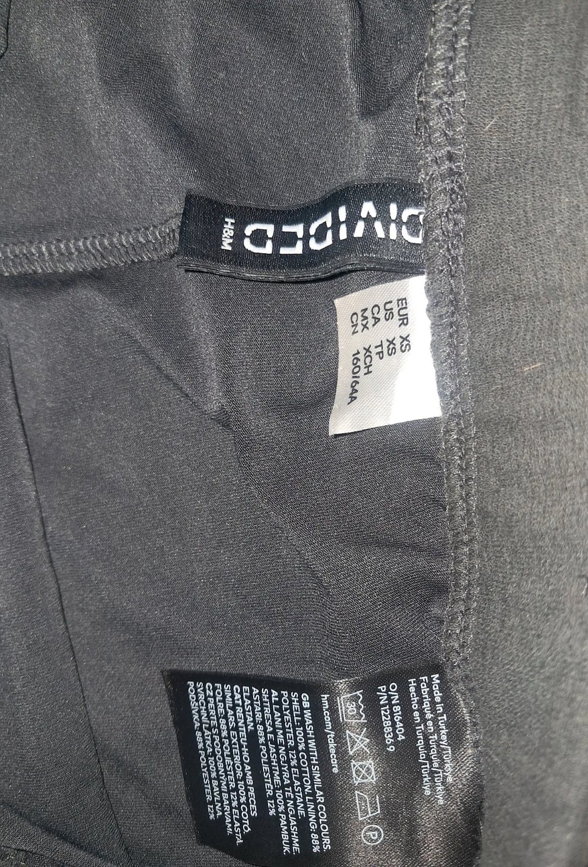 H&M Grey High-Waisted Tailored Pencil Midi Skirt, photo 7