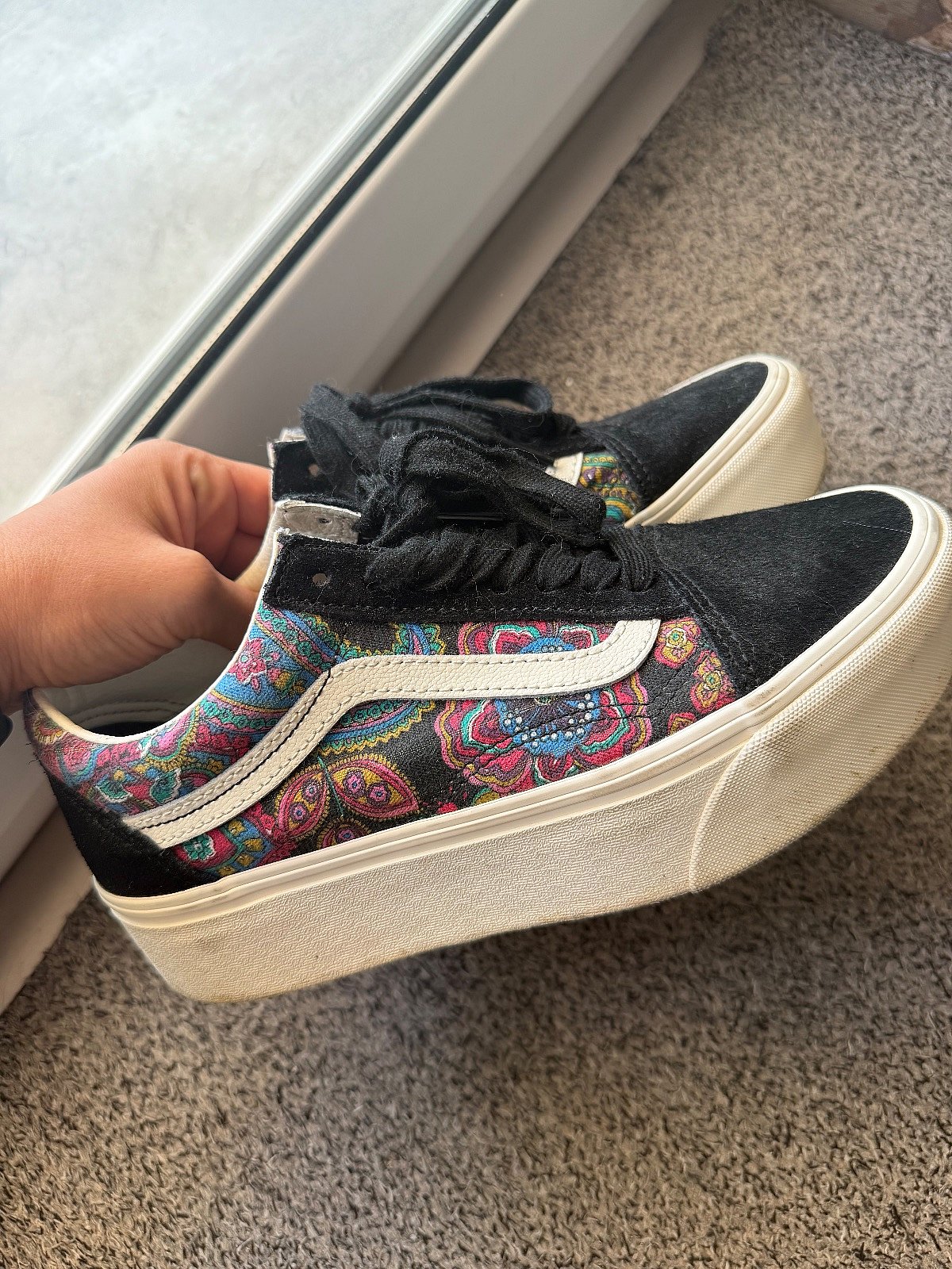 Vans Paisley Platform Trainers, photo 2