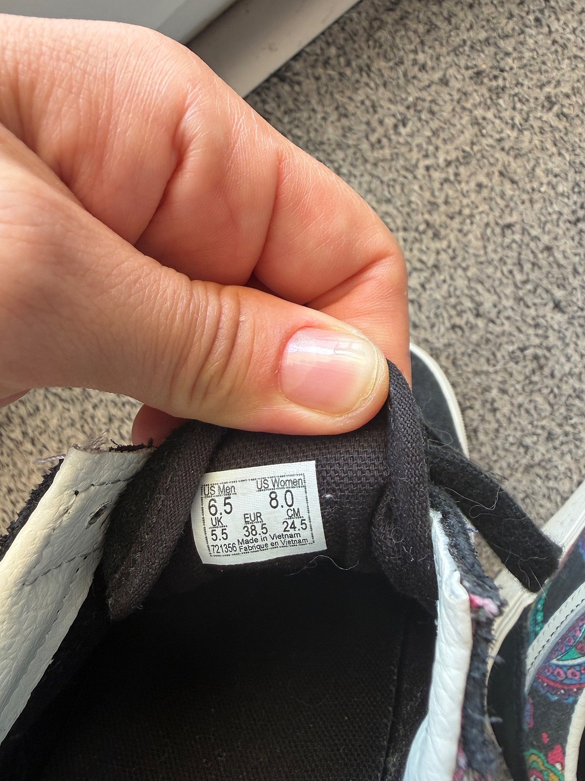 Vans Paisley Platform Trainers, photo 6