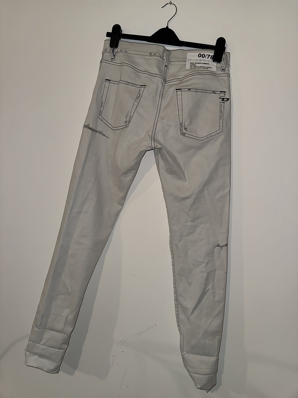 Diesel Distressed Slim Tapered Jeans, photo 2