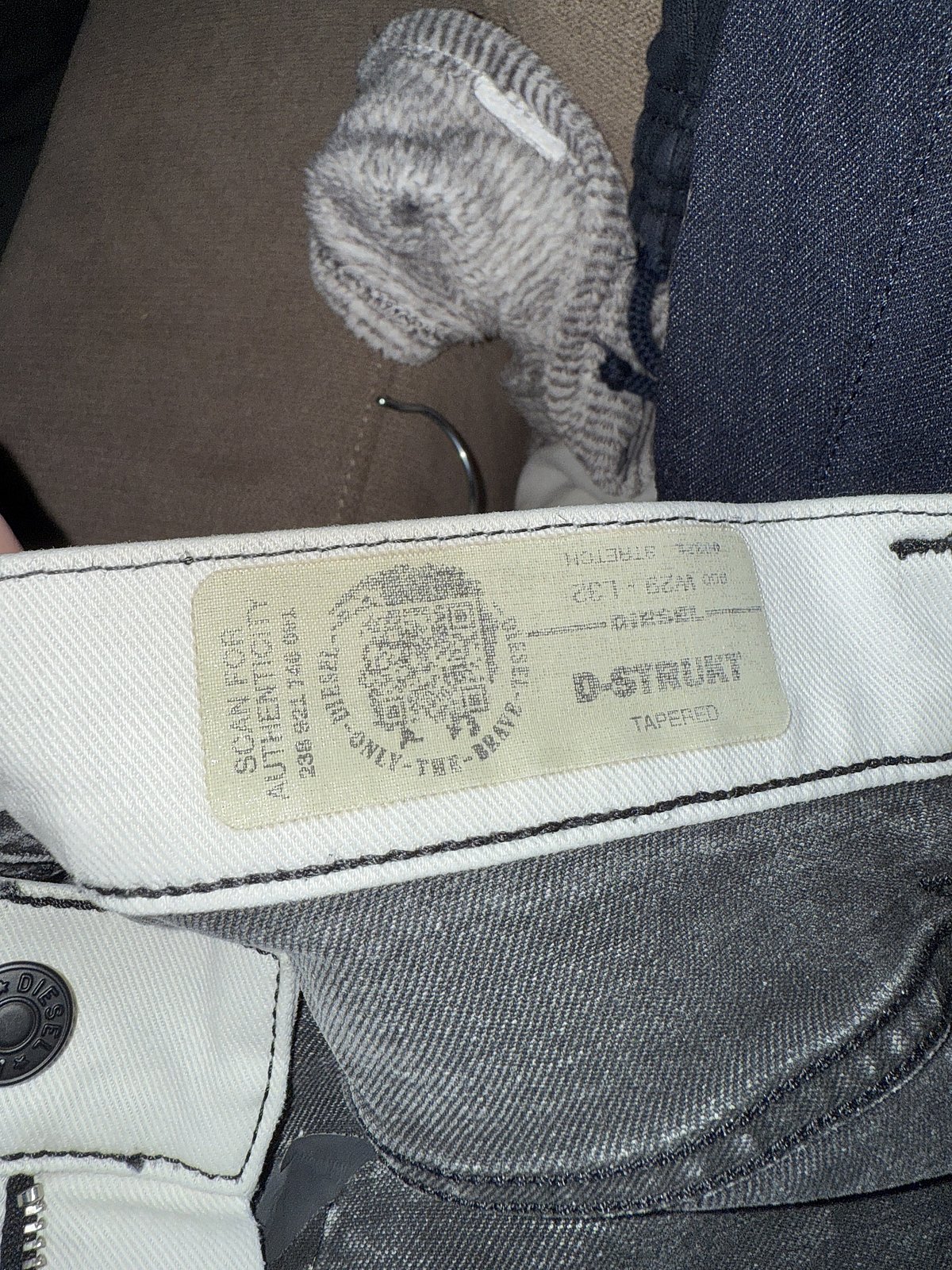 Diesel Distressed Slim Tapered Jeans, photo 4