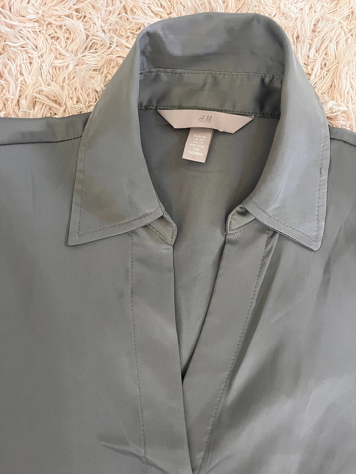 Satin-look H&M shirt XS - photo 3
