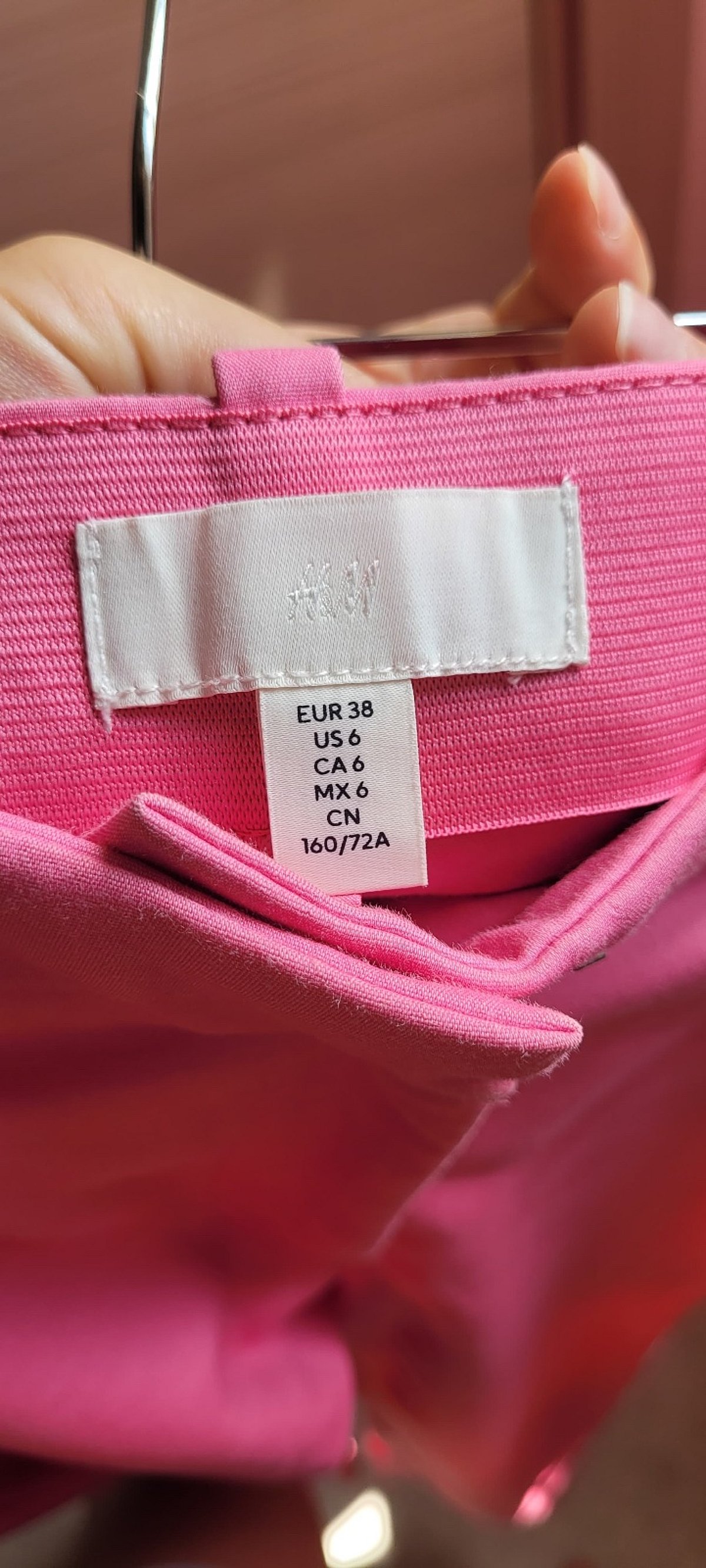 Bright pink tailored trousers, photo 4