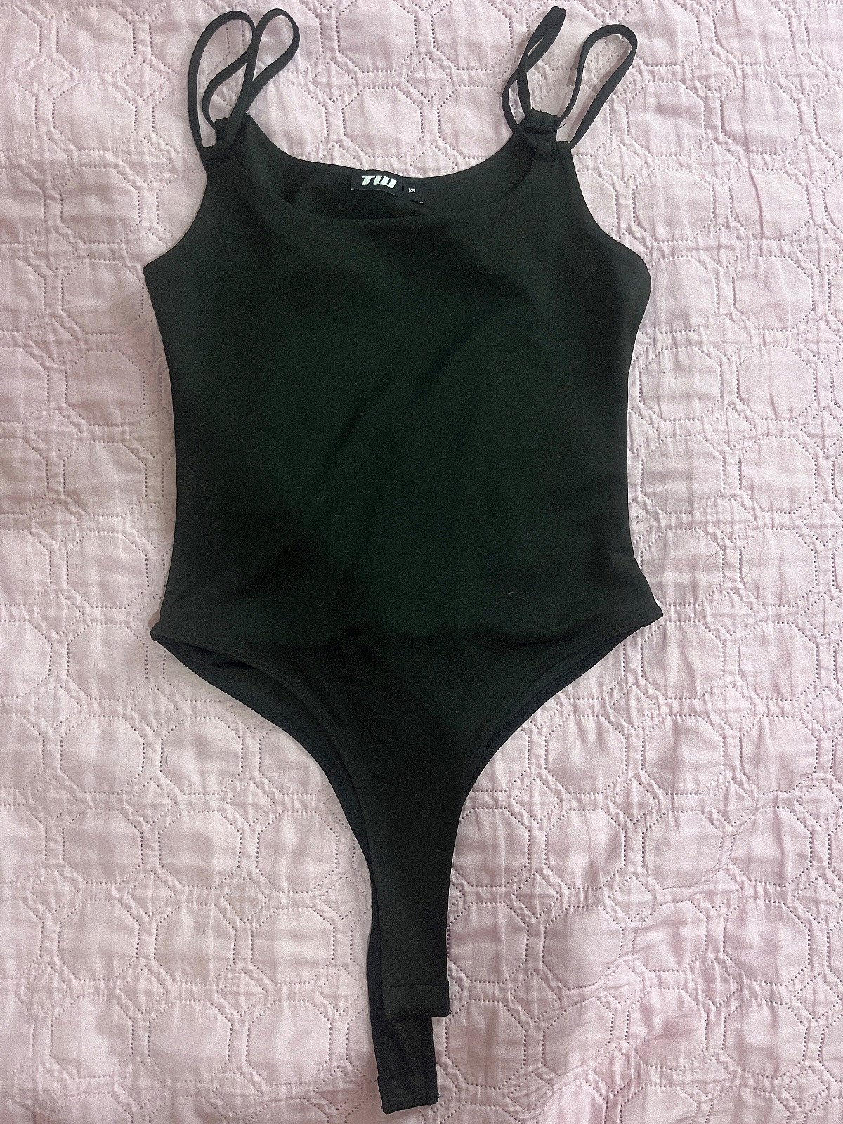 Black butterfly detail bodysuit, photo 3