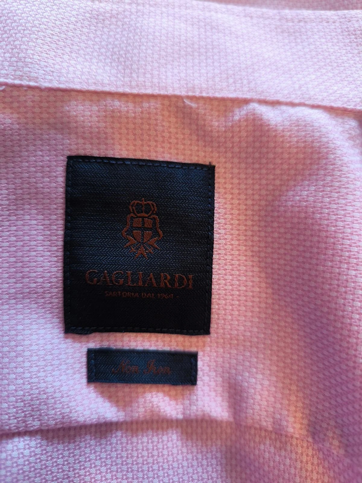 Gagliardi pink textured formal shirt, photo 4