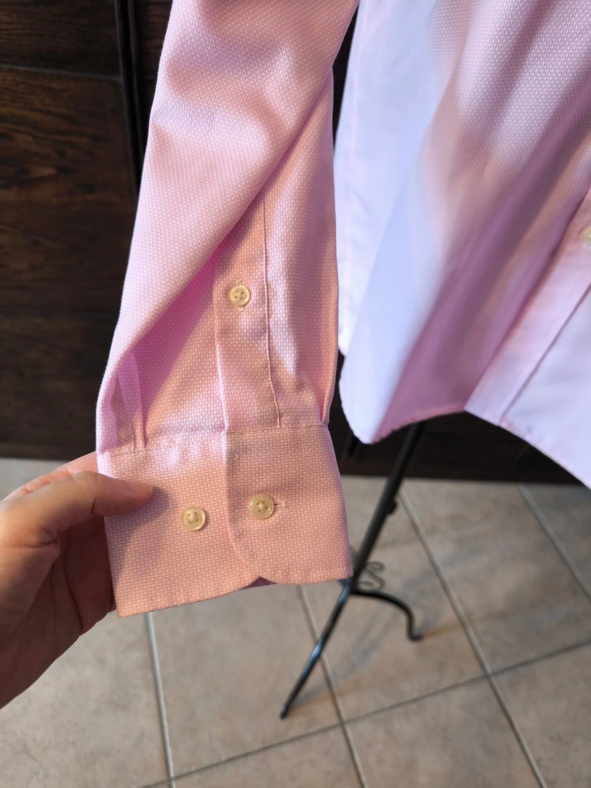 Gagliardi pink textured formal shirt, photo 2