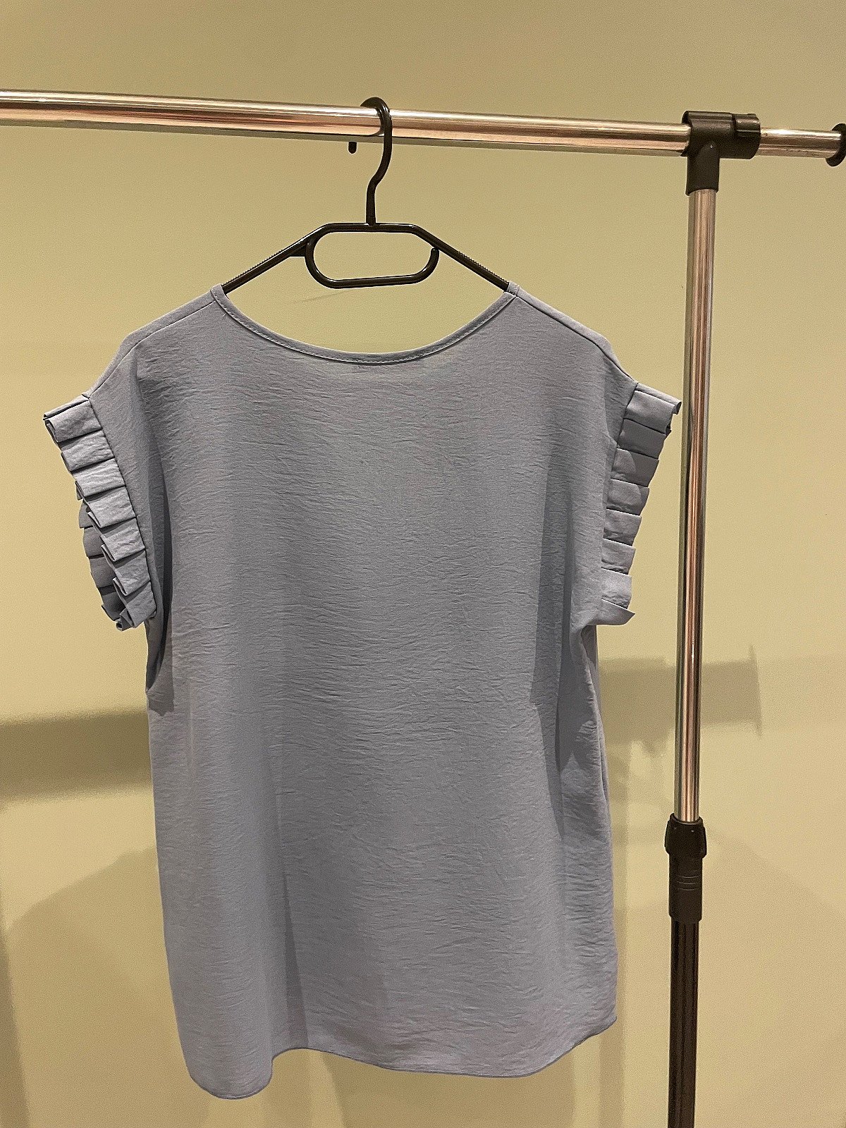 Blue blouse with frill sleeves, photo 2