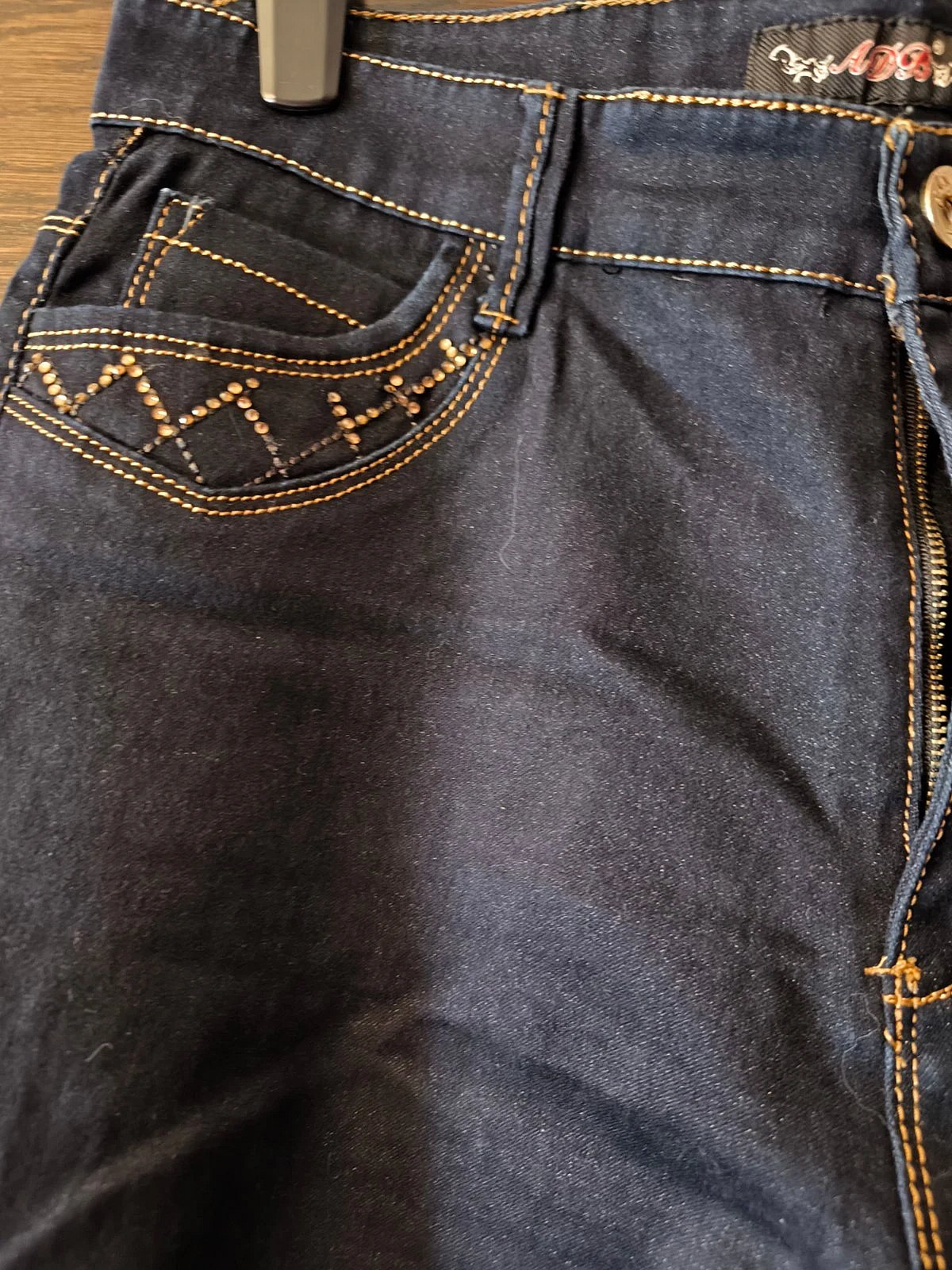 Dark blue denim jeans, photo 2