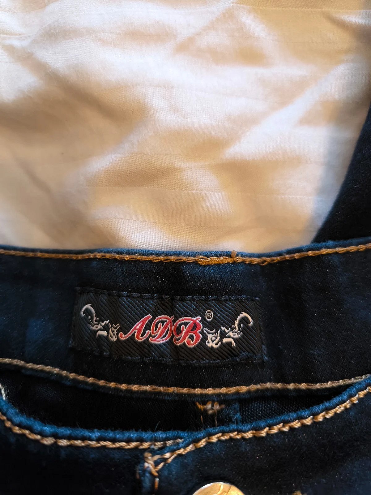 Dark blue denim jeans, photo 5