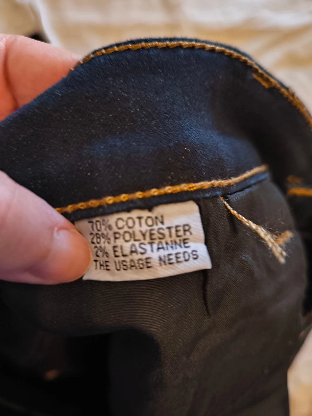 Dark blue denim jeans, photo 6
