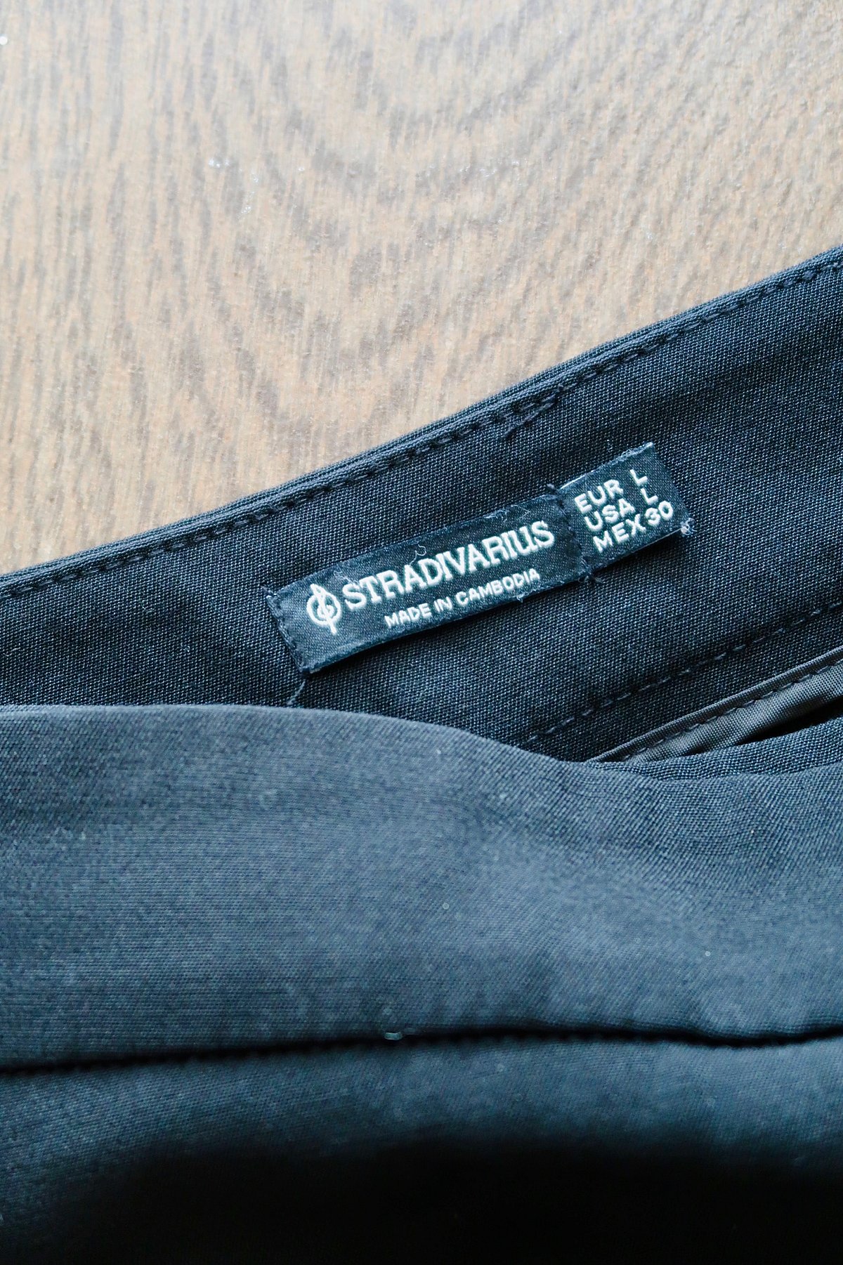 Black Wrap Skort, photo 3