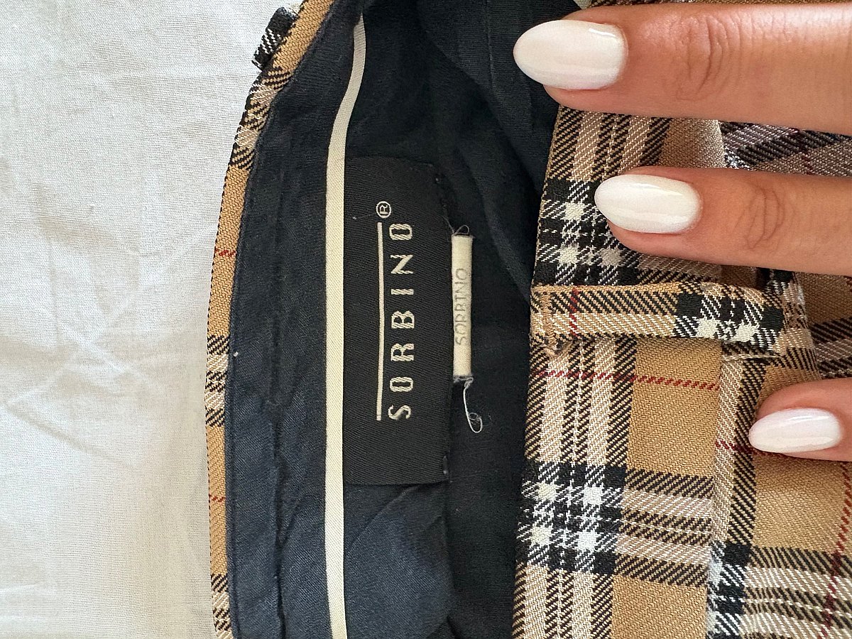 Plaid Straight Leg Trousers, photo 4