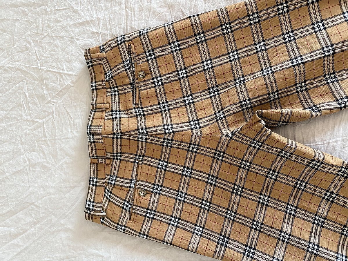 Plaid Straight Leg Trousers, photo 3