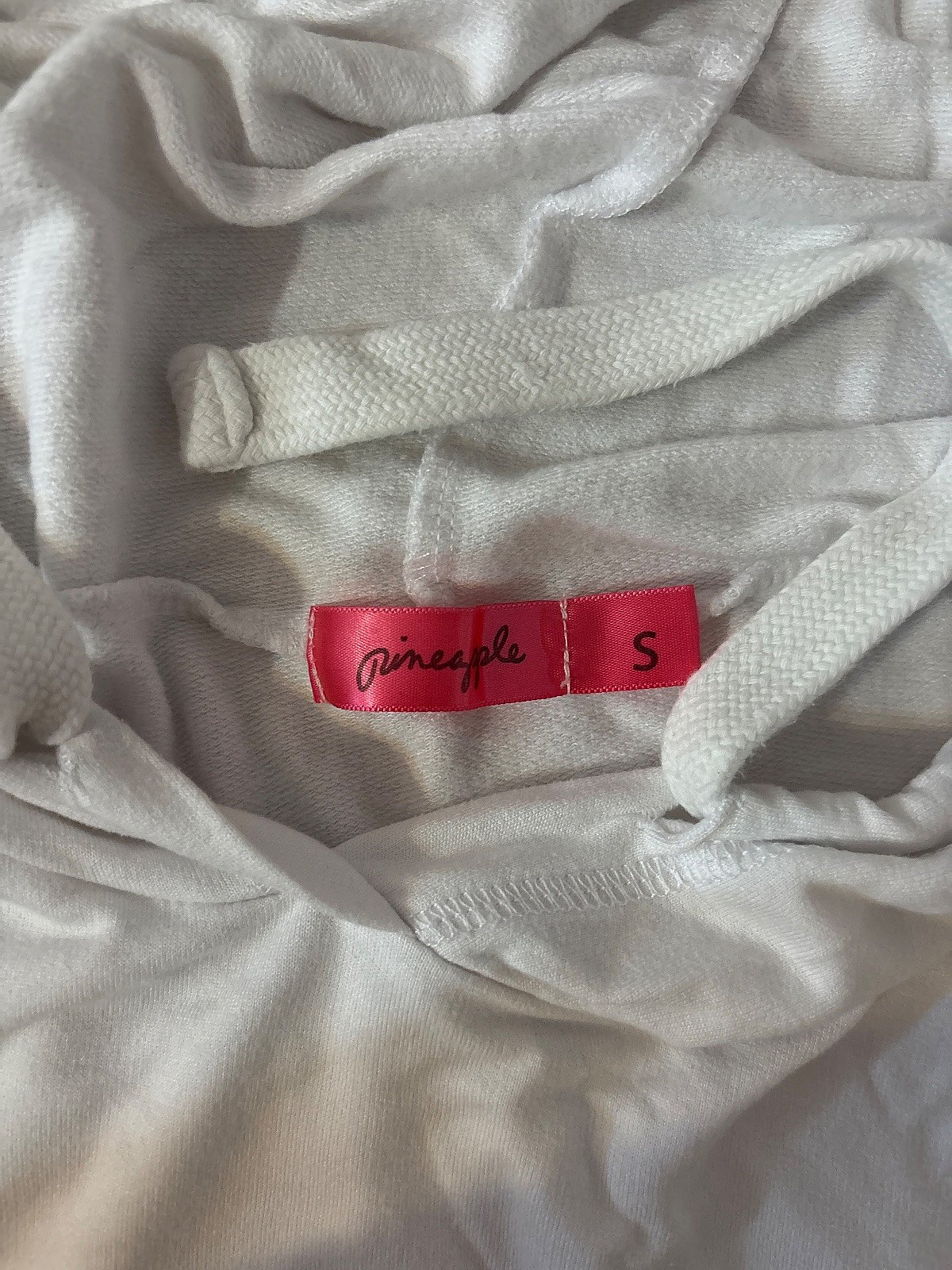 White Pineapple Cropped Hoodie, photo 2