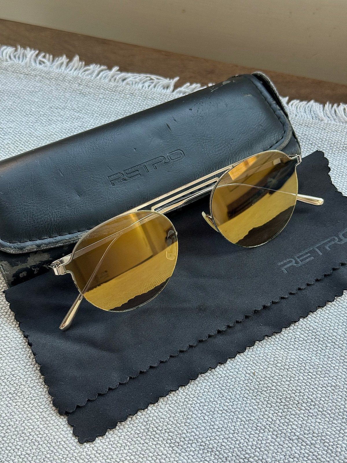 Retro Grey Reflector Sunglasses, photo 3