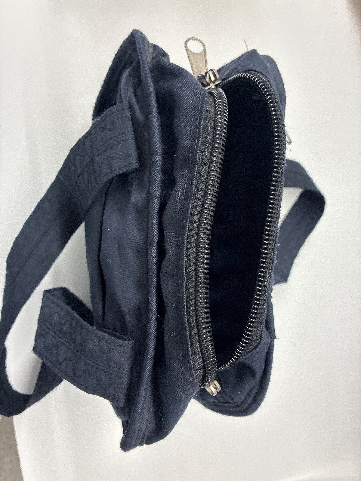 Small navy blue canvas bag, photo 2