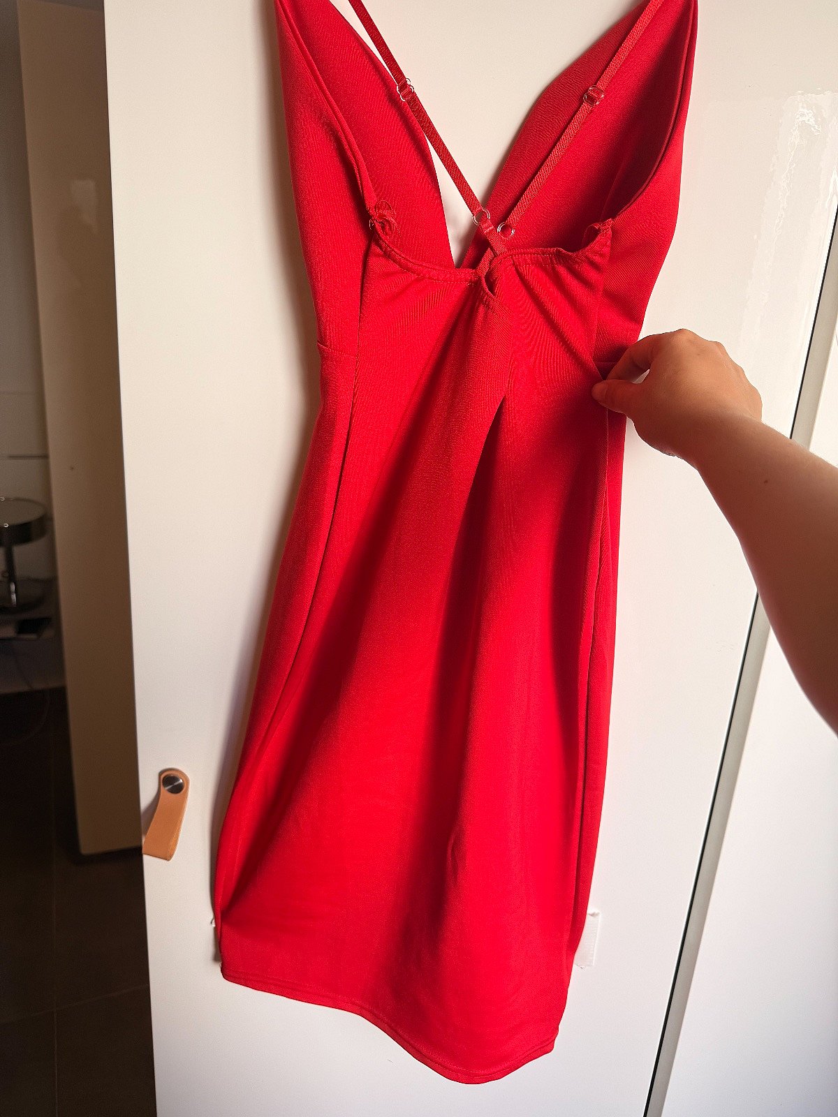 NLY ONE Red Plunge Dress, photo 3