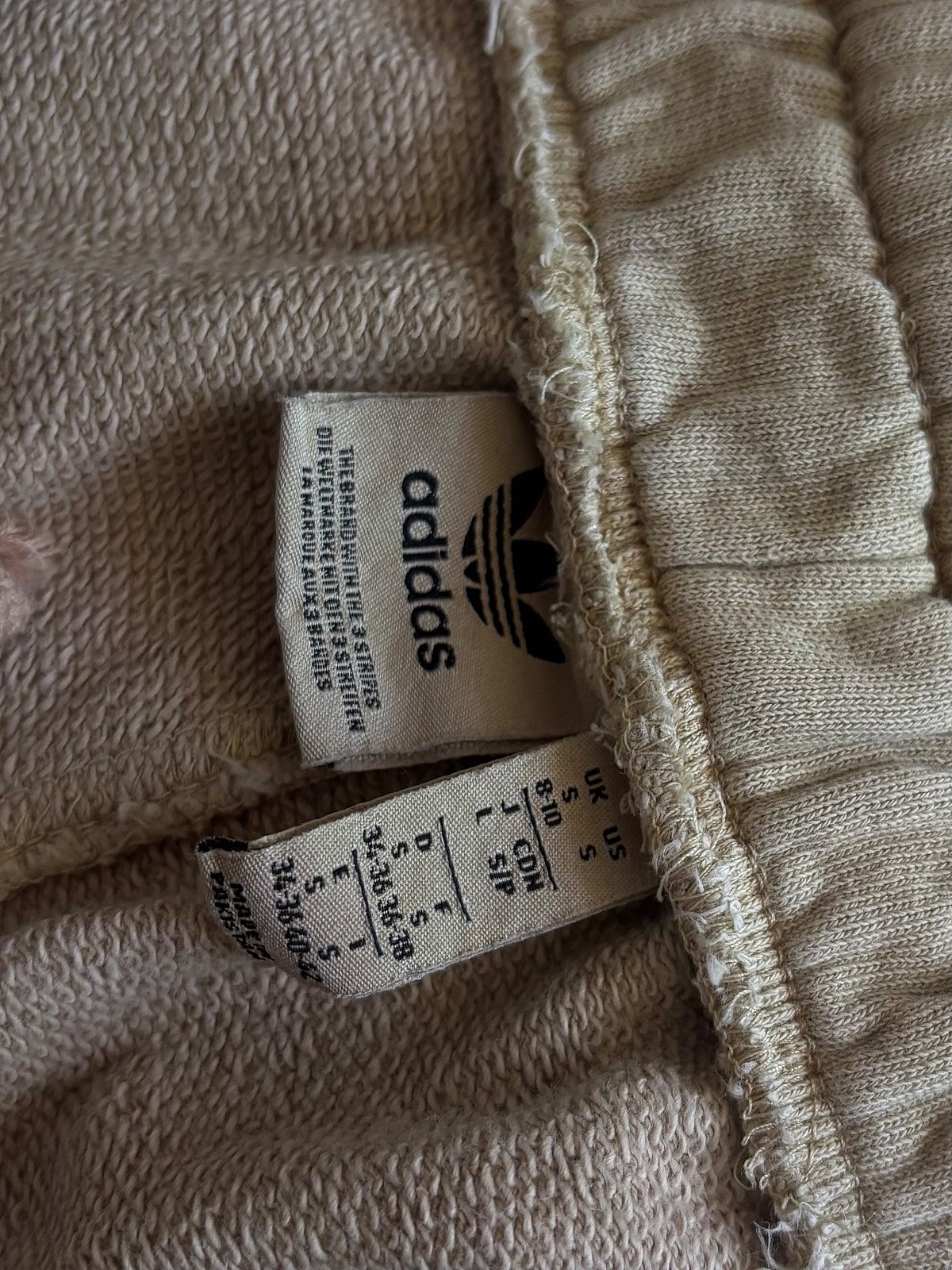 Beige Adidas Trefoil Shorts - photo 2