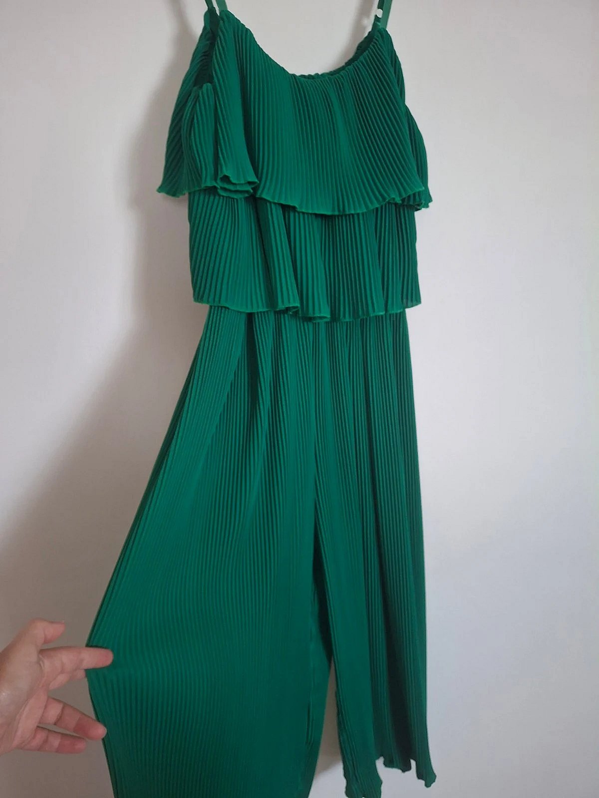 Quiz Green Pleated Jumpsuit, photo 2