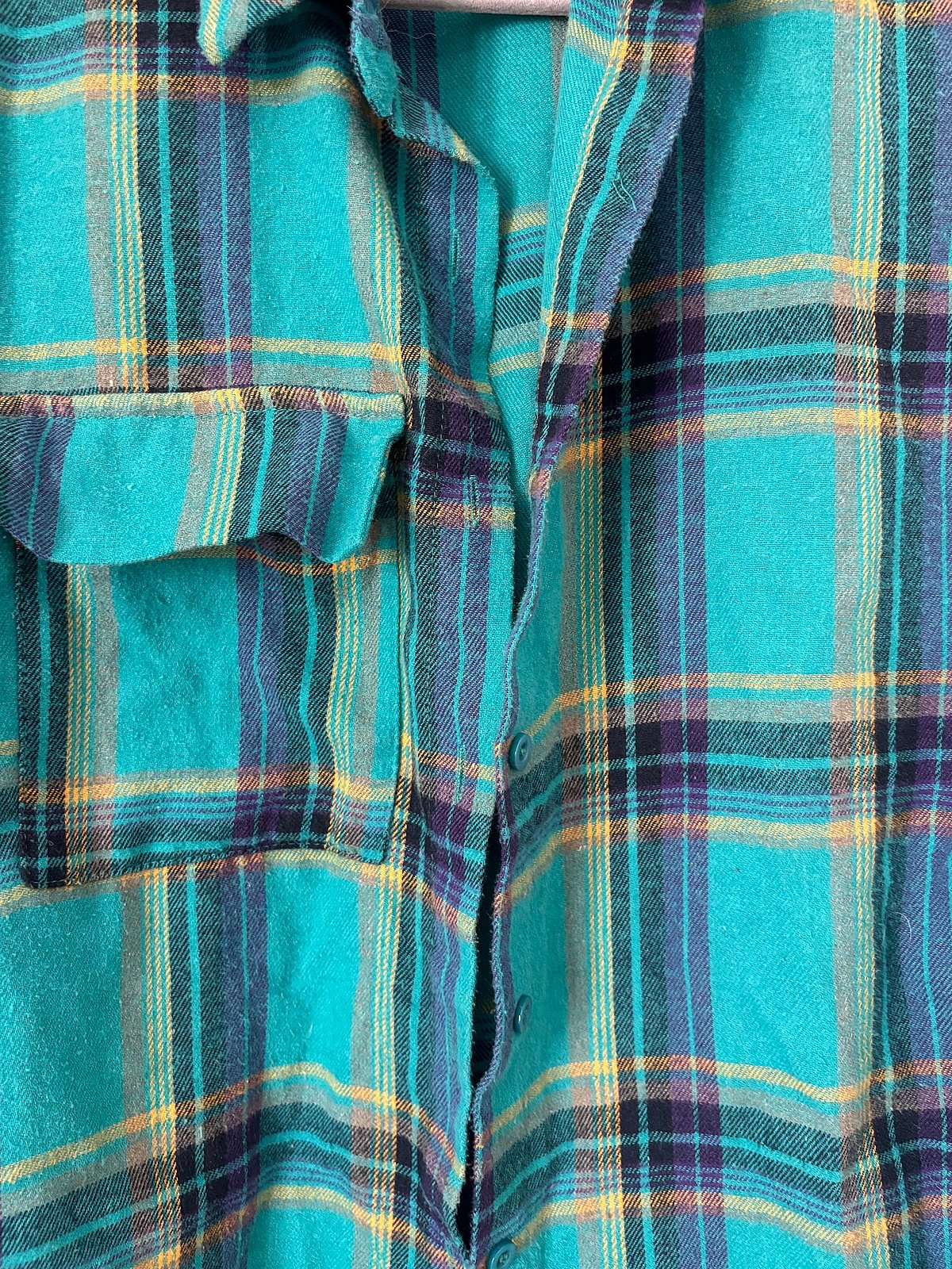 Green plaid check shirt, photo 2