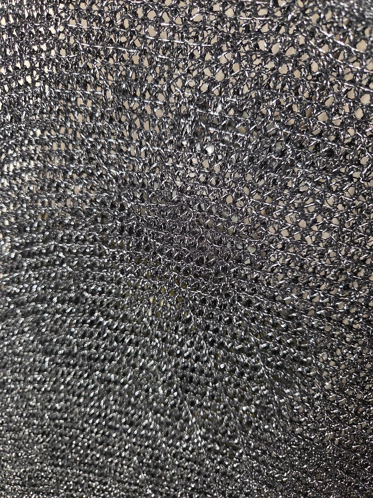 Black Metallic Open Knit Jumper, photo 2