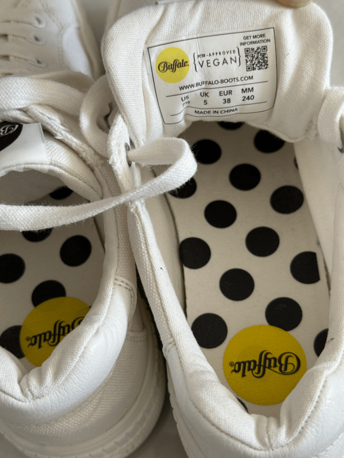 Buffalo Vegan Platform Canvas Sneakers, photo 8